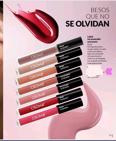 Labial intransferible extramate 2,2g