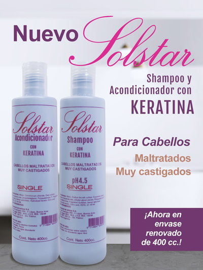 Acondicionador con Keratina 400cc