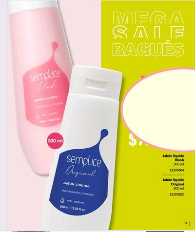 Jabón líquido corporal 300 ml.