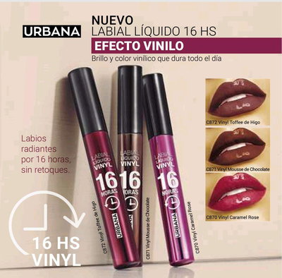 Labial líquido 16 horas 5 g.