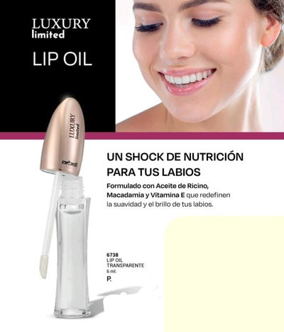 Lip oíl transparente 6 ml