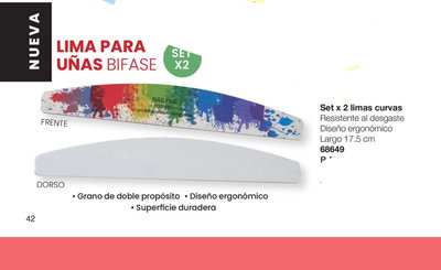 Set x 2 limas para uñas 