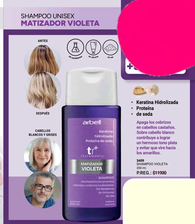 Shampoo violeta 200ml 