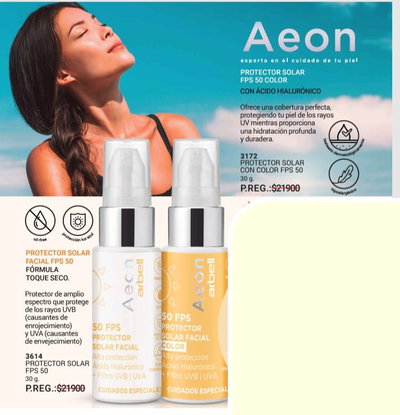 Protector solar facial 30g.