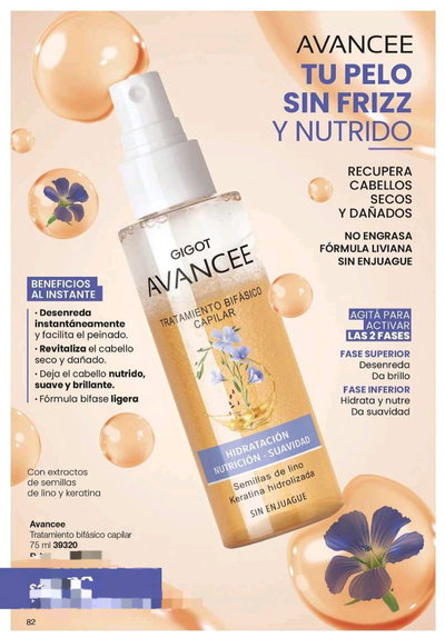 Tratamiento bifasico capilar 75 ml.