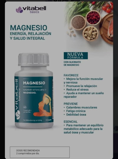 Magnesio 60 comprimidos 