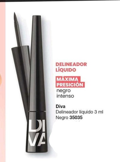Delineador líquido 3 ml. Negro 