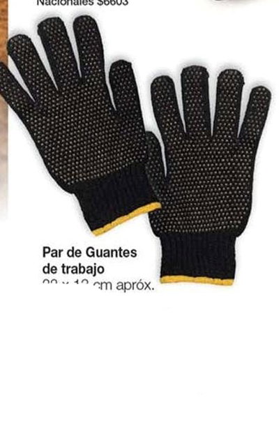 Par de guantes de trabajo 