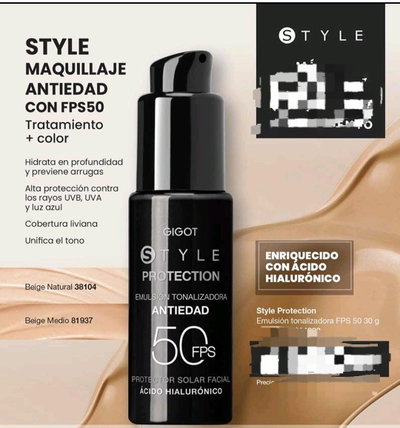 Emulsión tonalizadora FPS 50 30g.