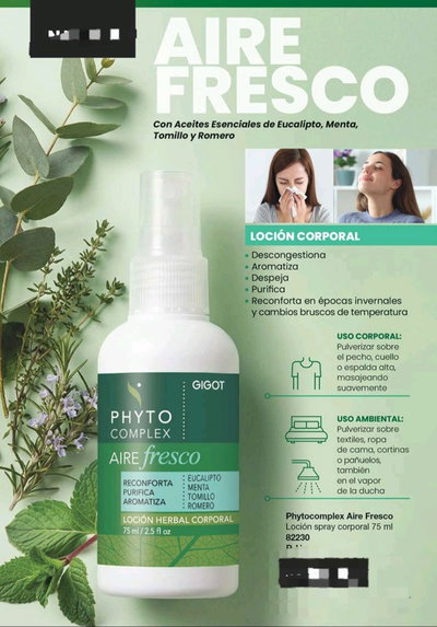 Loción spray corporal 75 ml