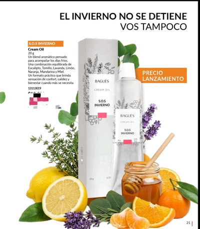 Cream oli S.O.S INVIERNO 20g.