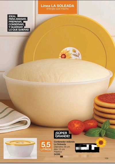 Contenedor redondo 5,5 lts 