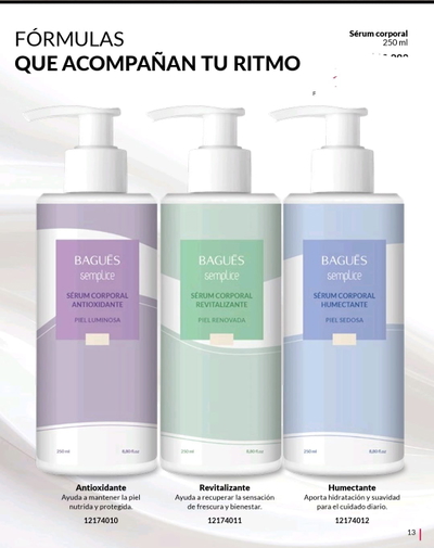 Serum corporal 250 g.