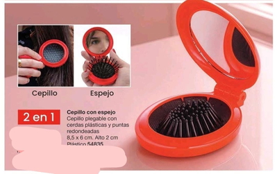 Cepillo con espejo 2 en 1