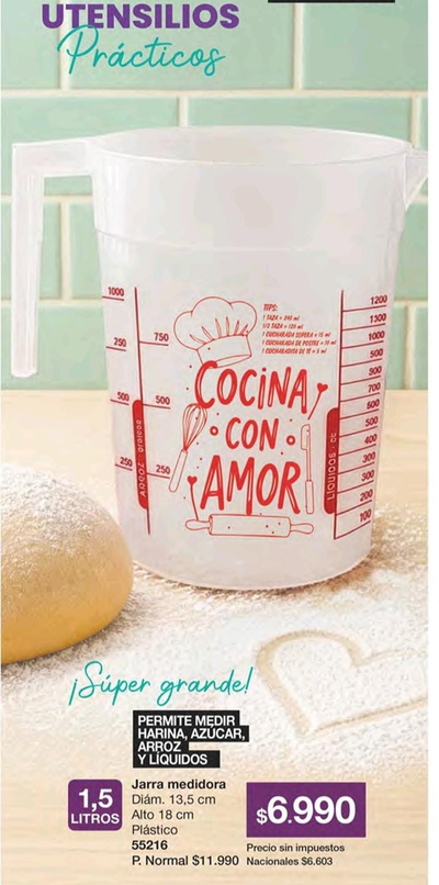 Jarra medidora 1,5 lts 