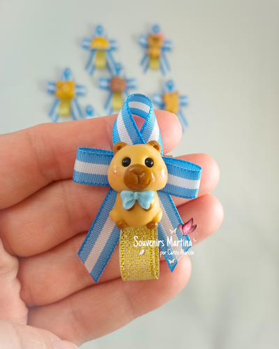 Escarapela Capibara Celeste