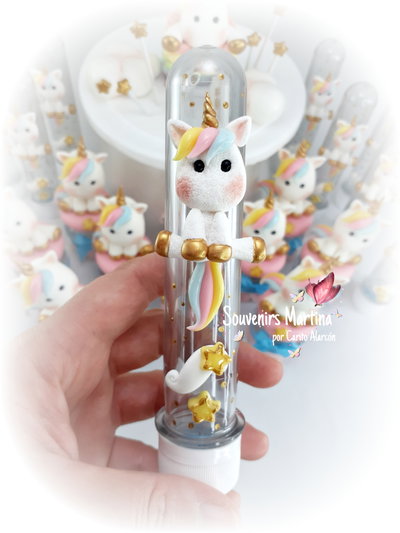 Tubo golosinero Unicornio (10 unidades)