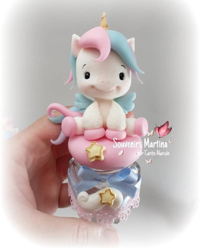 Frasquito golosinero 40cc Unicornio Alas (10 unidades)