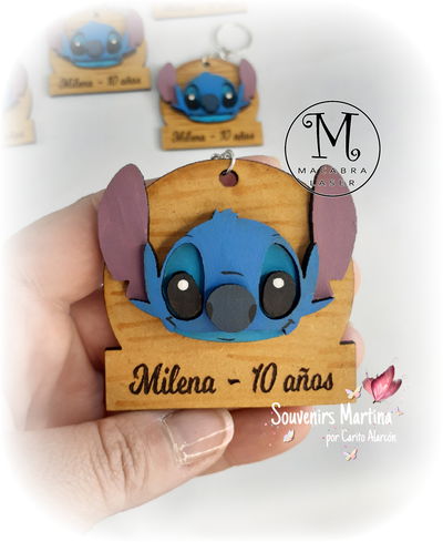 Llavero Stitch x 10u.