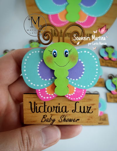 Imán Mariposa x 10u.