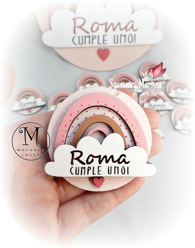 Imán Arcoiris x 10u.