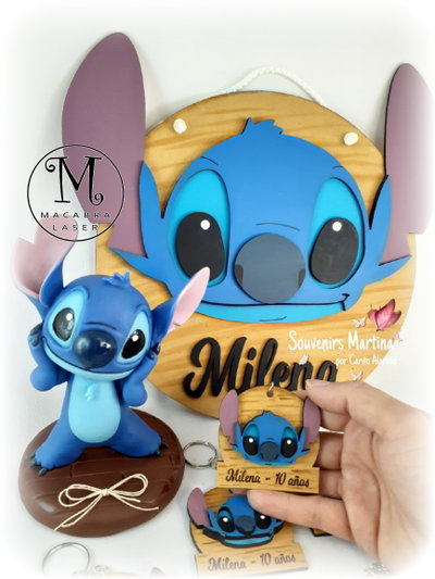 Llavero Stitch x 10u.