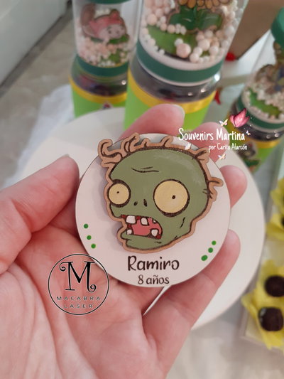 Imán Plants vs Zombies x 10u.