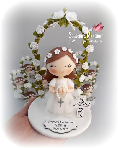 Adorno Comunión Niña flores