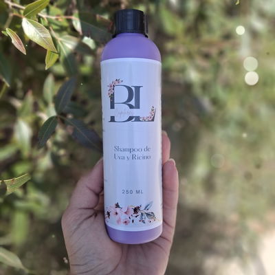 Shampoo uva y Ricino 