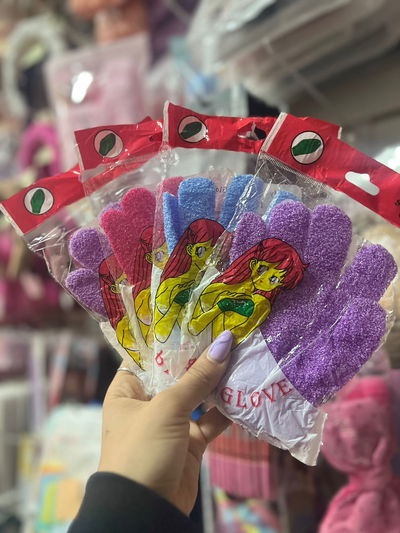 PACK X 6 U  DE guante exfoliante