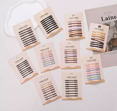 HEBILLA INVISIBLE DE COLORES X8PCS