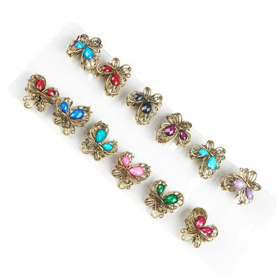 Broche Metal 2cm Cobre 12 piezas   BR-3083-1   