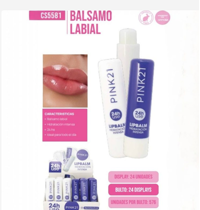 BALSAMO LABIAL PINK 21 CS5581