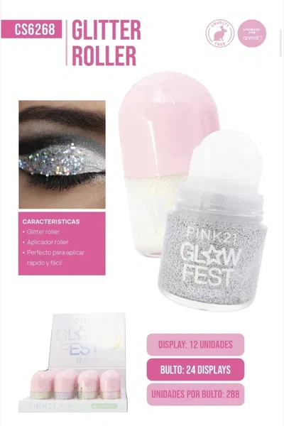 GLITTER ROLLER PINK21 CS6268