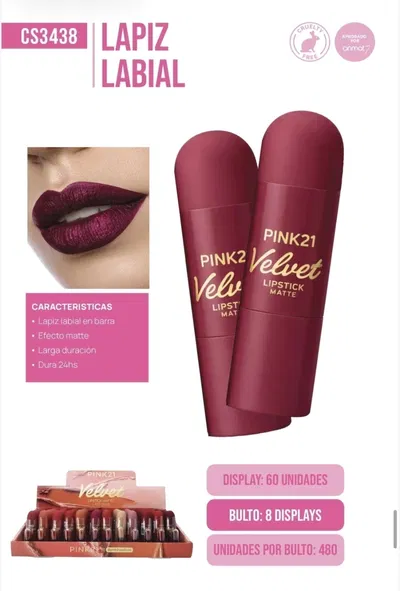 LABIAL EN BARRA PINK21 CS3438