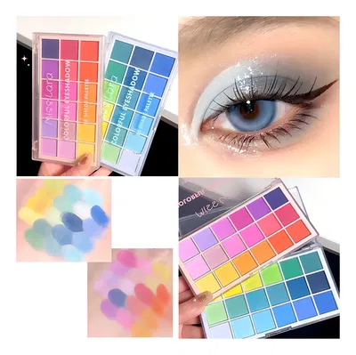 Paleta De 18 Sombras Ojos Matte Miss Lara Colorful Eyeshadow