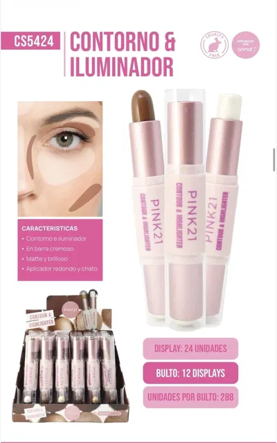 CONTORNO & ILUMINADOR PINK21 CS5424