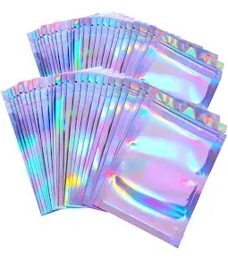 BOLSA CON CIERRE HERMETICO IRIDISCENTE 10X15CM (PACK X100U) 