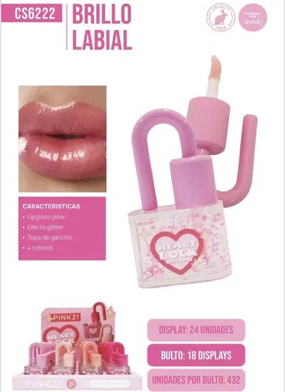LIP GLOSS BRILLO LABIAL PINK21 CS6222