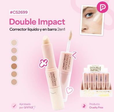 CORRECTOR DOBLE PUNTA 24 horas PINK21 CS2699