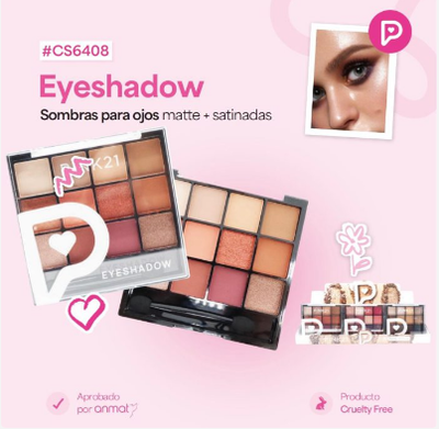 PALETA DE SOMBRA PARA OJO PINK21 CS6407