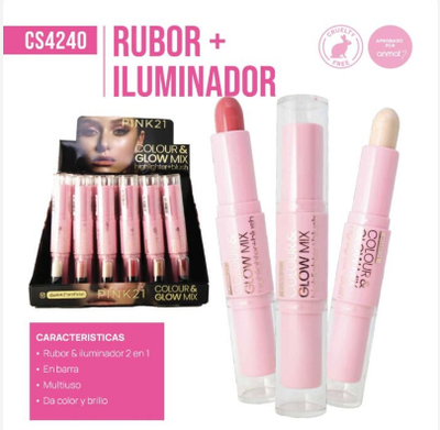 RUBOR + ILUMINADOR PINK21 CS4240