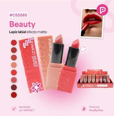 LABIAL EN BARRA LIP STICK PINK21 CS5585