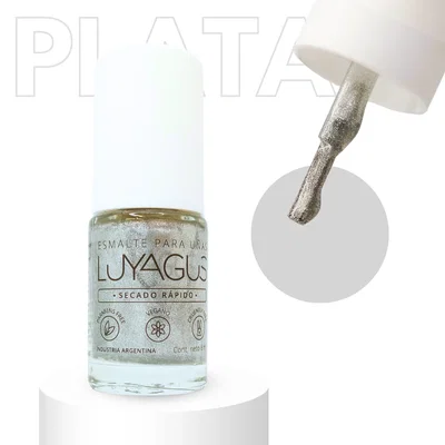 esmalte perlado plata