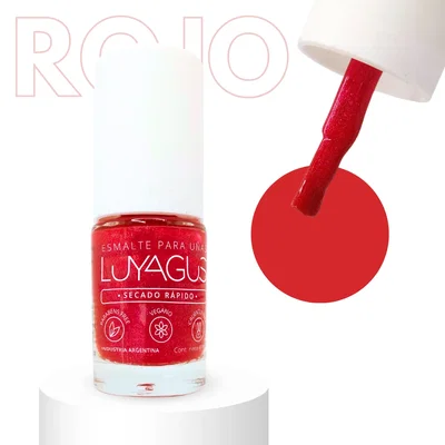esmalte perlado rojo