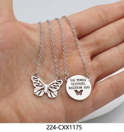 collar 224-CXX1175 hay  solo mariposa