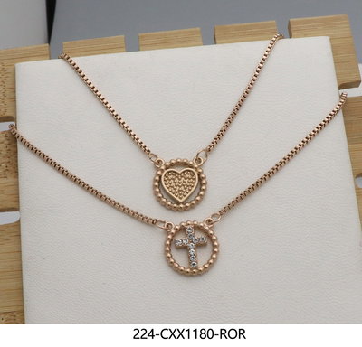 collar 224-CXX1180-ROR hay  solo corazon 