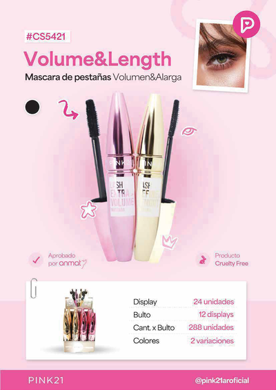 mascara de pestañas pink 21  CS5421