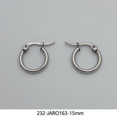 argollas 15 mm acero  par