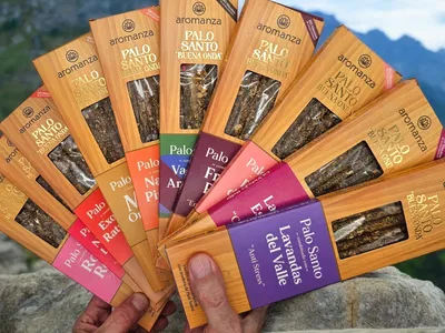 Sahumerio palo santo x 8 u